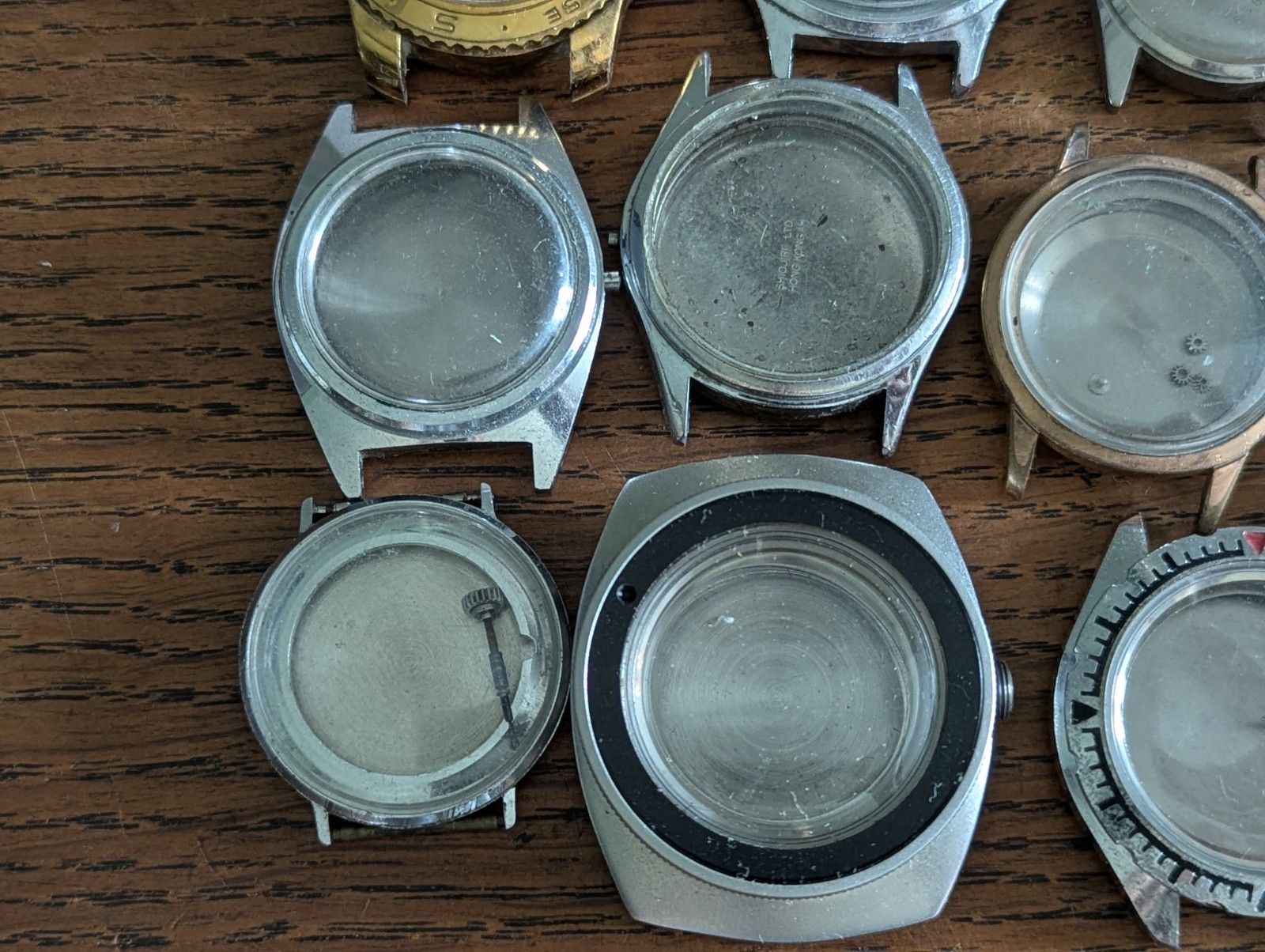 Watch Cases, Used, for Parts / Spares Mostly Vostok, Mixed Lot, Watchmaker #S822