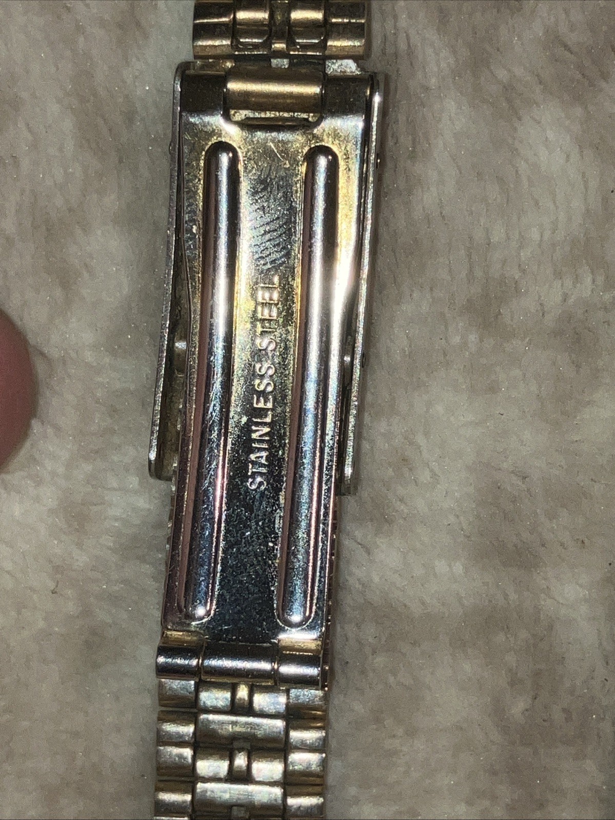 LOT Vintage Watch Wristwatch Parts Pins Bands Links Speidel Kreisler Leather