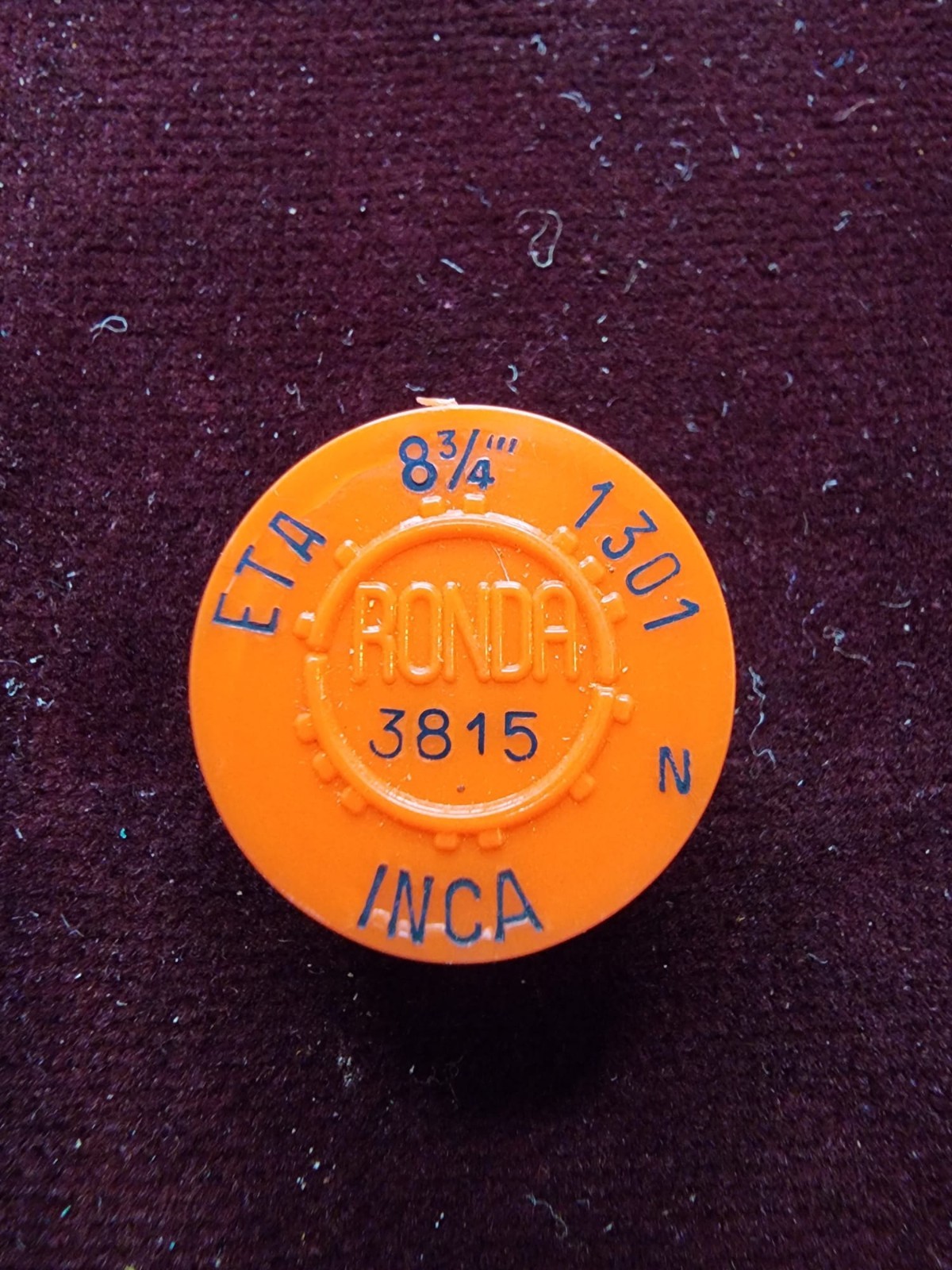 Vintage Ronda Balance Wheel ETA 1301 INCA 8¾´´´ 3815 – Pre-owned Watch Repair Pa