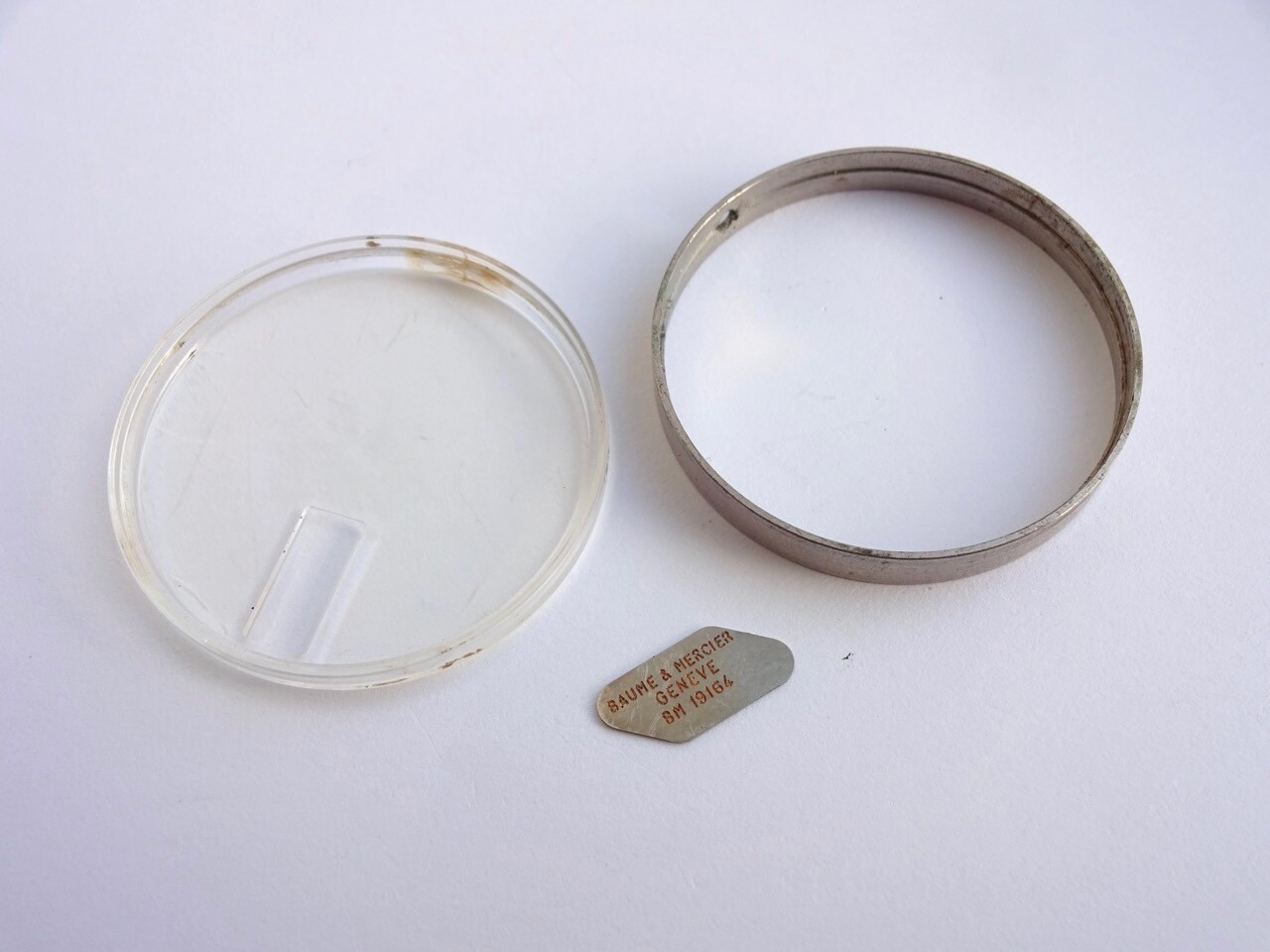 Baume & Mercier BM19164 Ring Crystal Tag ESA9164 F300Hz Tuning Fork (ref 575D)