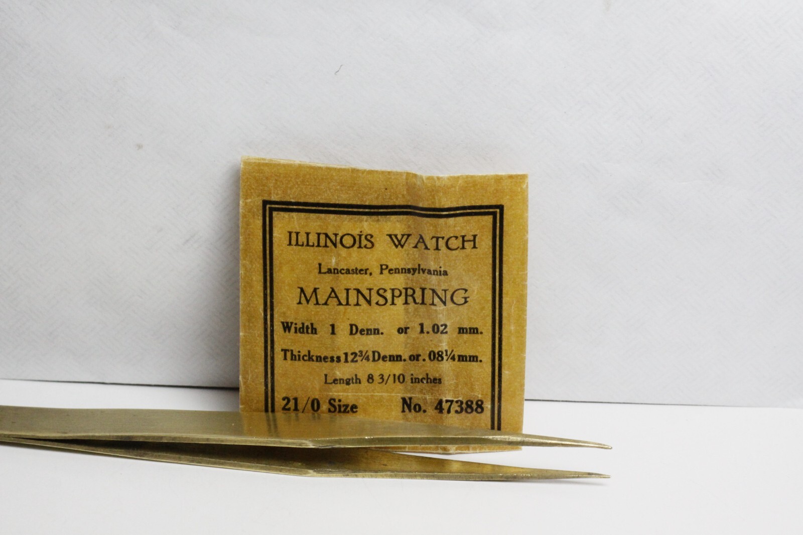 Illinois Watch ~ No. 47388 21/0S 24V