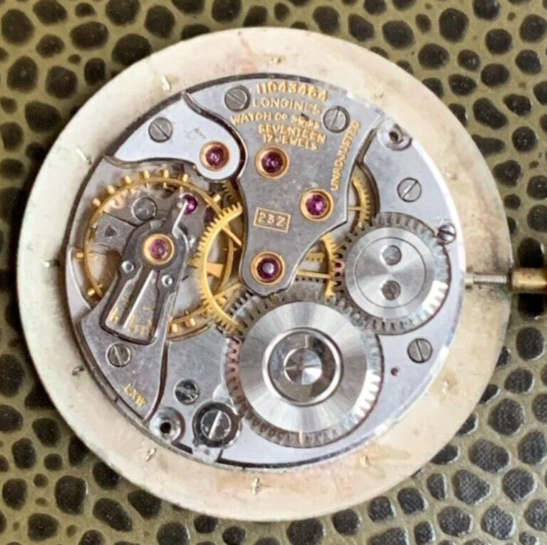 Longines Cal. 23Z 17 Jewels Wristwatch Movement PARTS / REPAIR #4