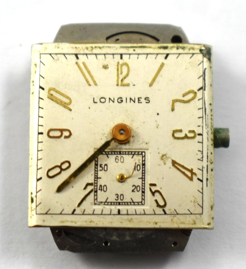 Vintage Longines Manual Wind 17J 9L Wrist Watch Movement lot.wb