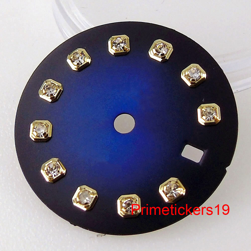 20.5mm Multicolor Sunburst/Gradient Watch Dial Diamond Markers Fit NH05 Movement