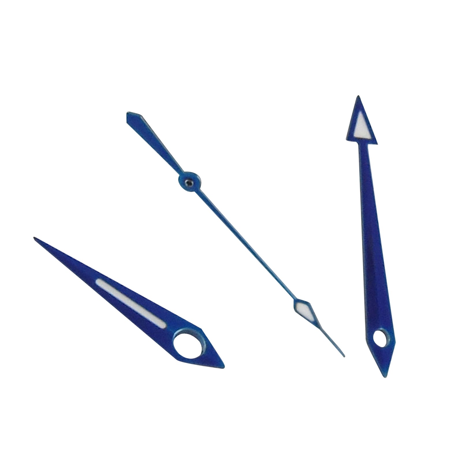 Replacement Repair Part Kit Blue Edge White Watch Hands Needles Fit For ETA 2824