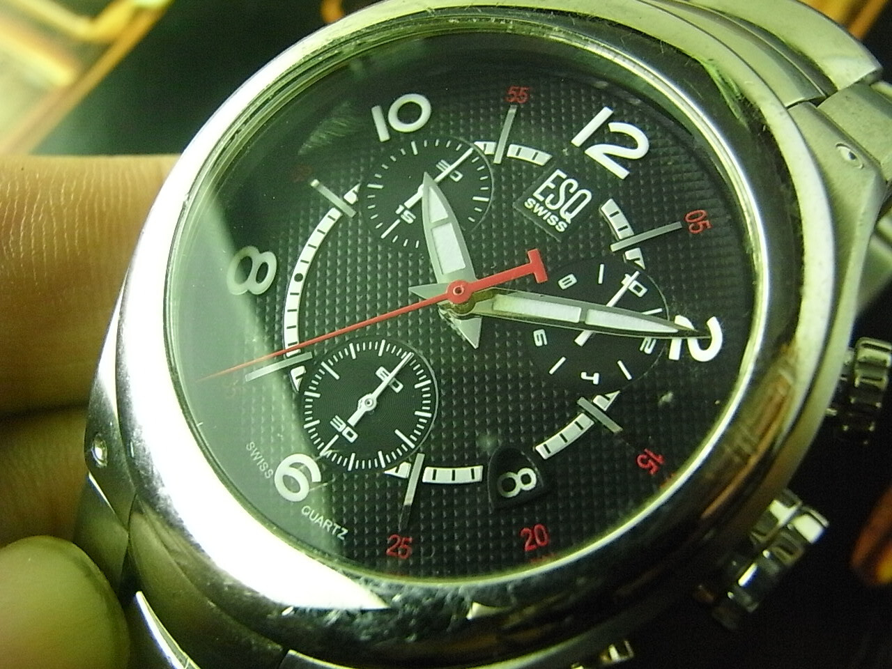 40MM ESQ BY MOVADO CATALYST CHRONO SALESMAN SAMPLE DEMO WATCH (without movement)