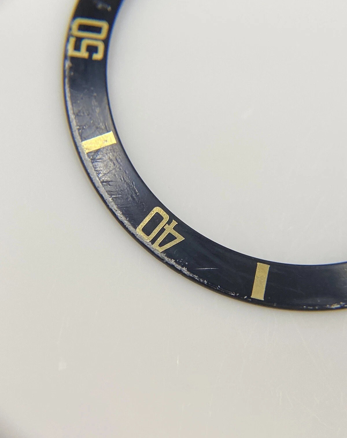 ROLEX SUBMARINER Ref.16803 16808 16613 16618 Original Bezel Disc Tritium pearl