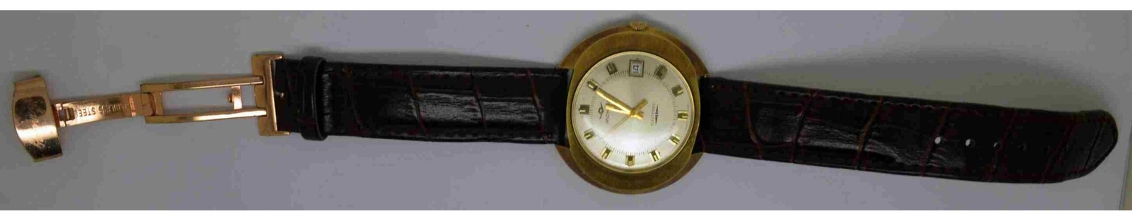 VTG MONDIA ELECTRONIC Gold Plated Wristwatch. Ref: 07.819.20, Cal: 9154. For Ser