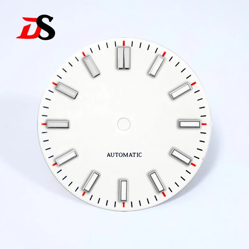DS Matte 28.5mm Sunburst Dial BGW9 Orange-Index NH35 SKX007/009 Can Custom Logo