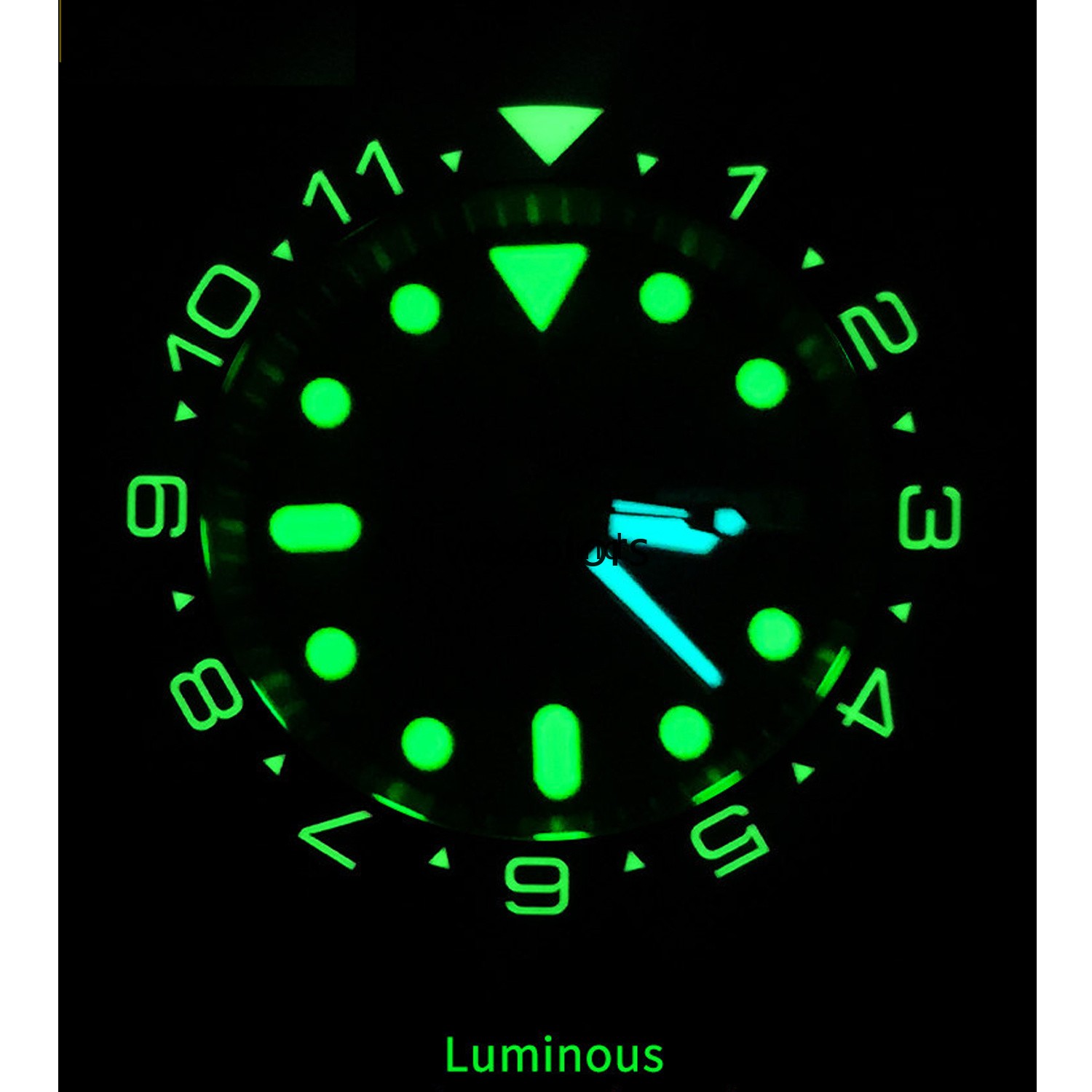 Luminous Ceramic Sloped Watch Bezel Insert for GMT Submariner Daytona SKX007