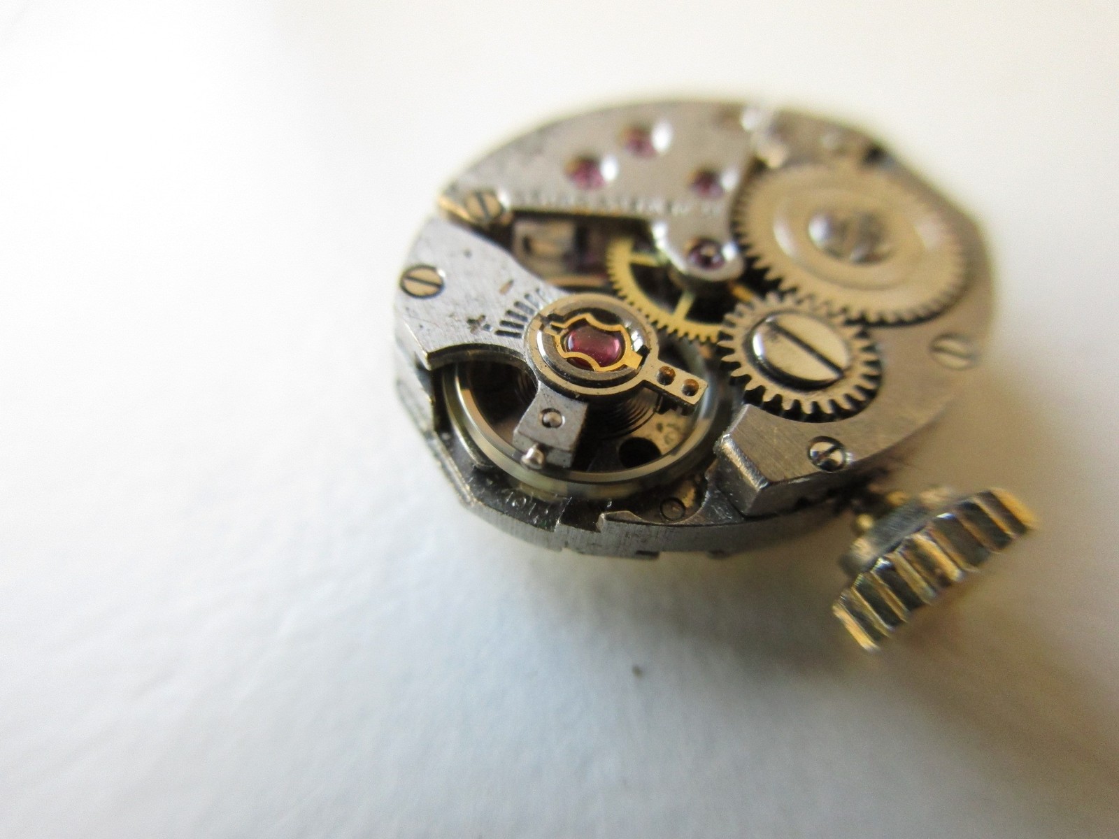 AS A. Schild cal. 1012 Swiss 17 jewels vintage watch movement – running