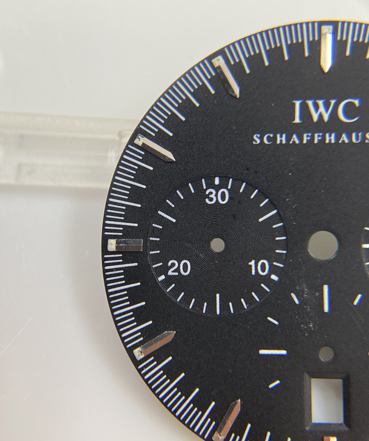Original IWC GST SCHAFFHAUSEN Chronograph IW372702 Black 27mm Dial
