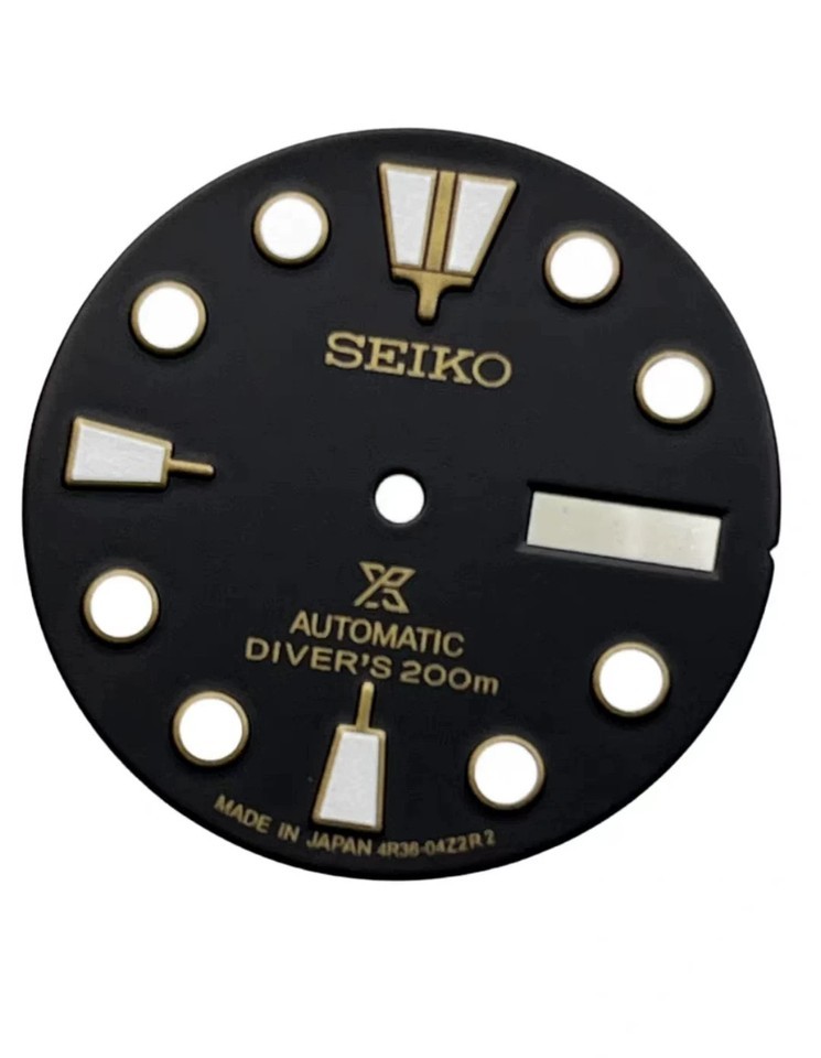 28.5mm Retro Watch Dial Green Luminous Double Calendar for Nh36 Nh35 Movement