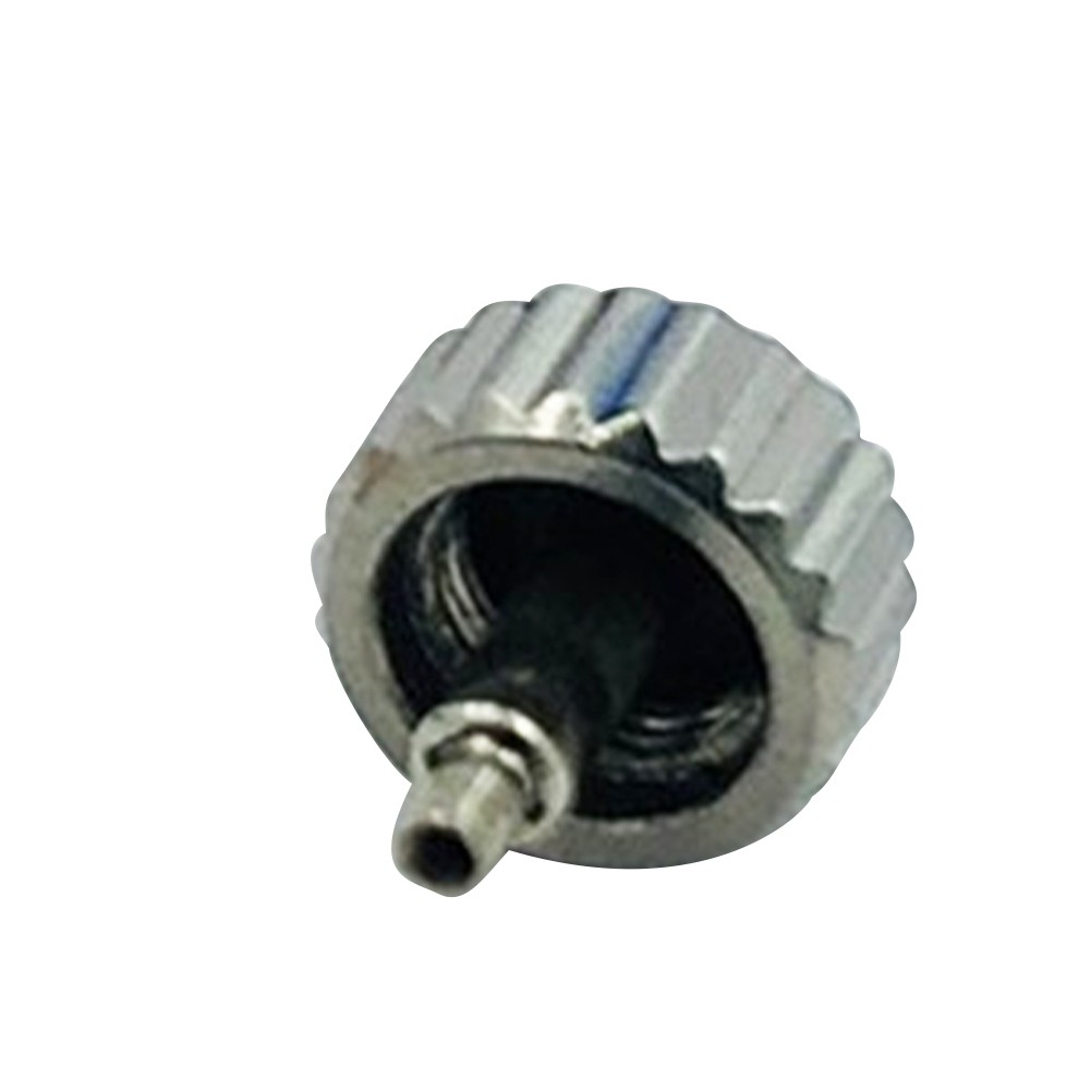 1Pc Silver Stainless Watch Crown For NH35 NH36 Watch Movement Replace Part