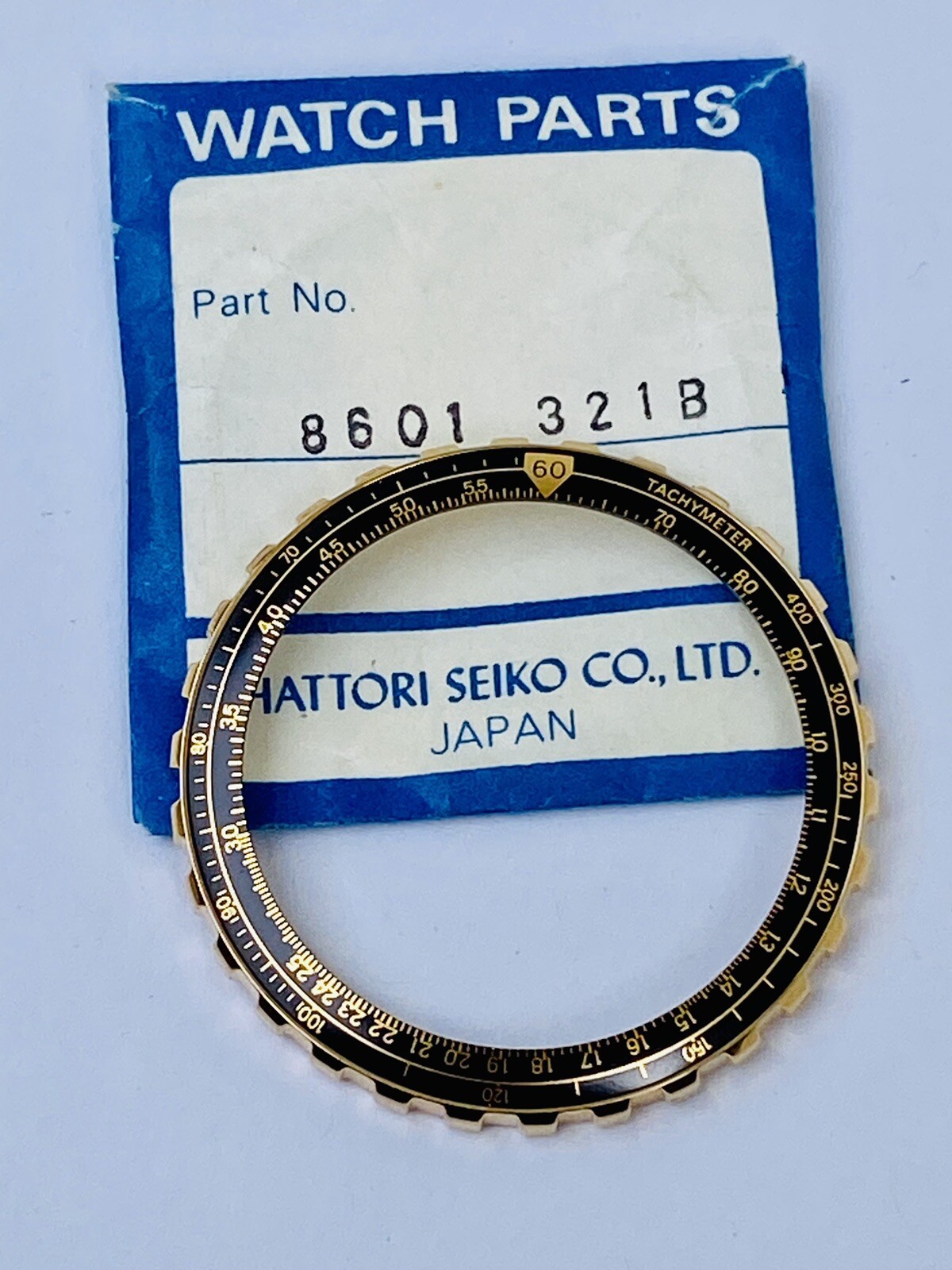 SEIKO H8601 6000 NEW ORIGINAL 8601 321B Duo Display FlightMaster ROTATING BEZEL