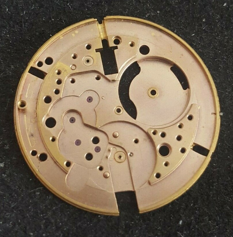 Omega Caliber 342 Part Number 1000 + 1346 (Mainplate + Incabloc Lower)