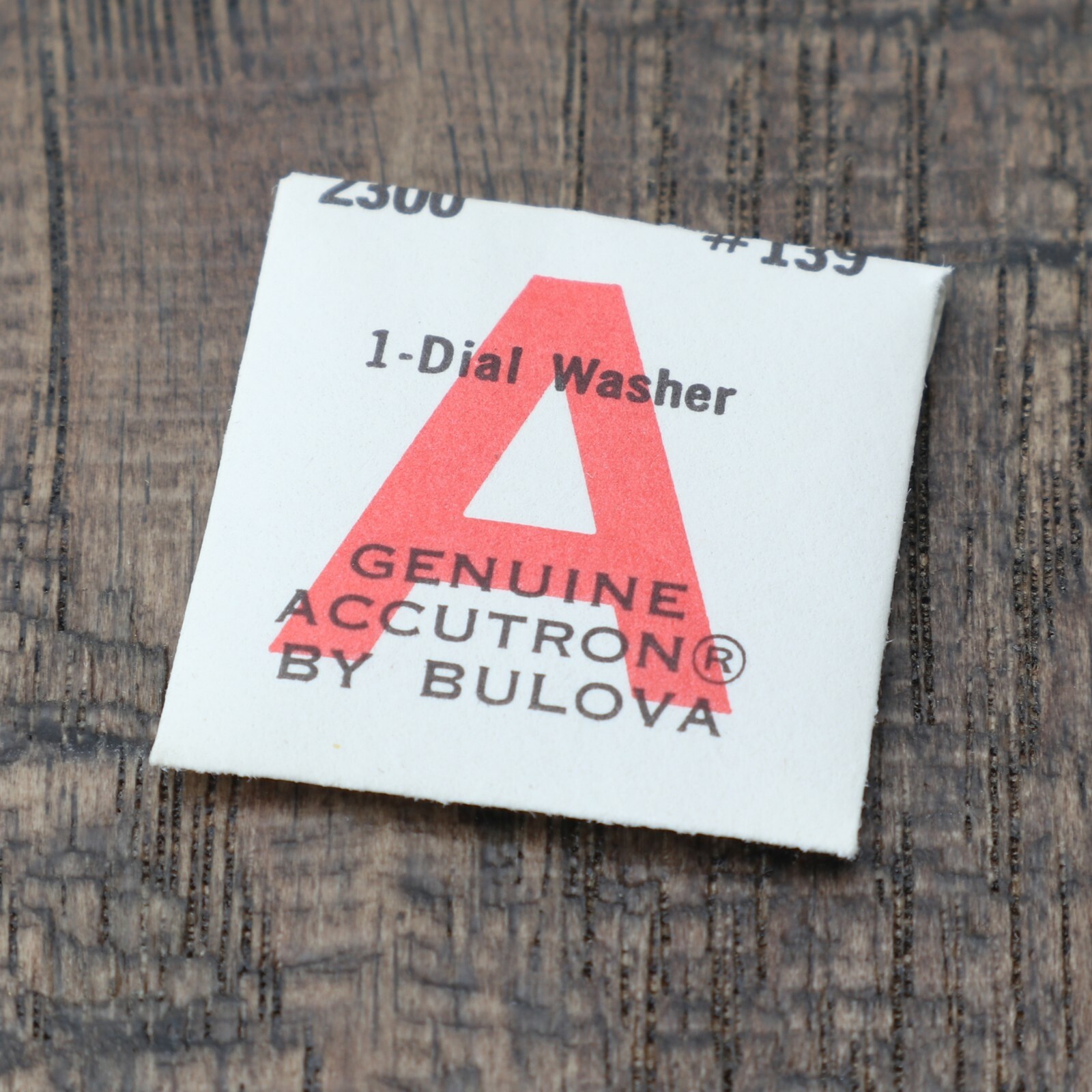 Vintage Genuine Original Bulova Accutron 2300 Part #139 Dial Washer (C5D7)