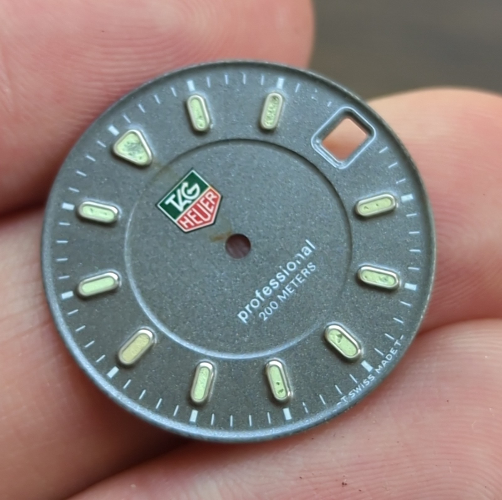 Tag Heuer Professional 200m Watch Dial, Used & Other Parts (BL8)