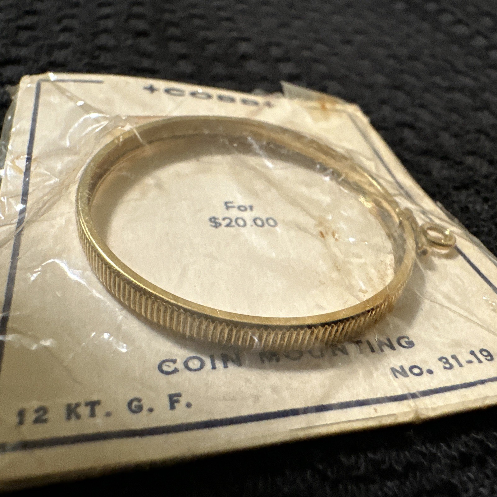 COBB Coin Bezel 12k GF