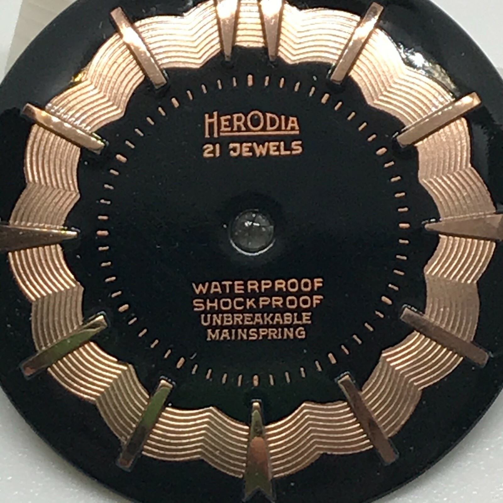 Herodia vintage dial 24mm PARTS REPAIRS swiss made