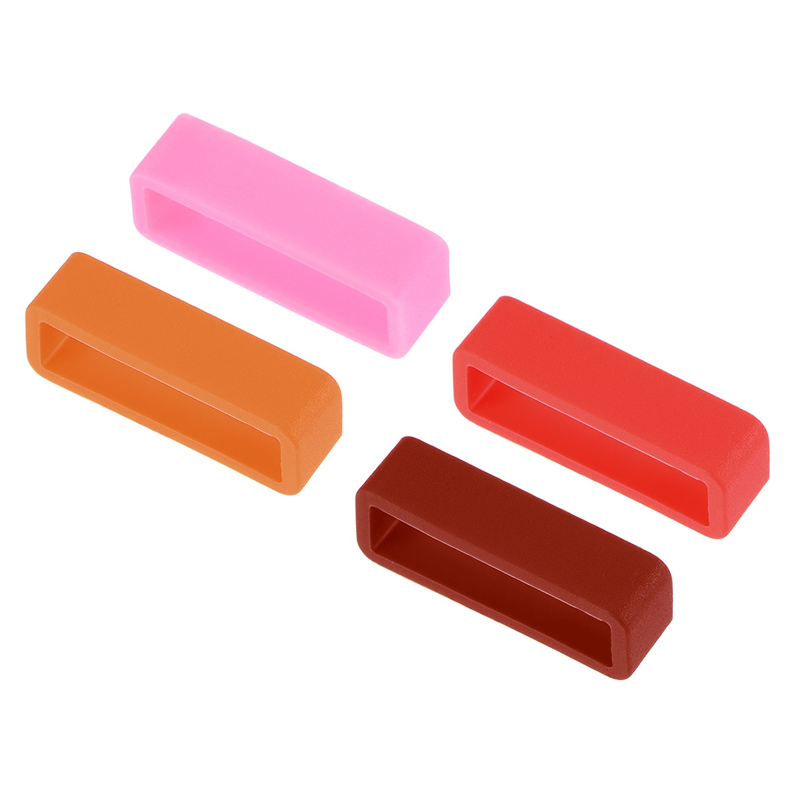 Watch Band Straps Watch Retainers for 24mm Widths Watch Band Mix Colors 4Pcs