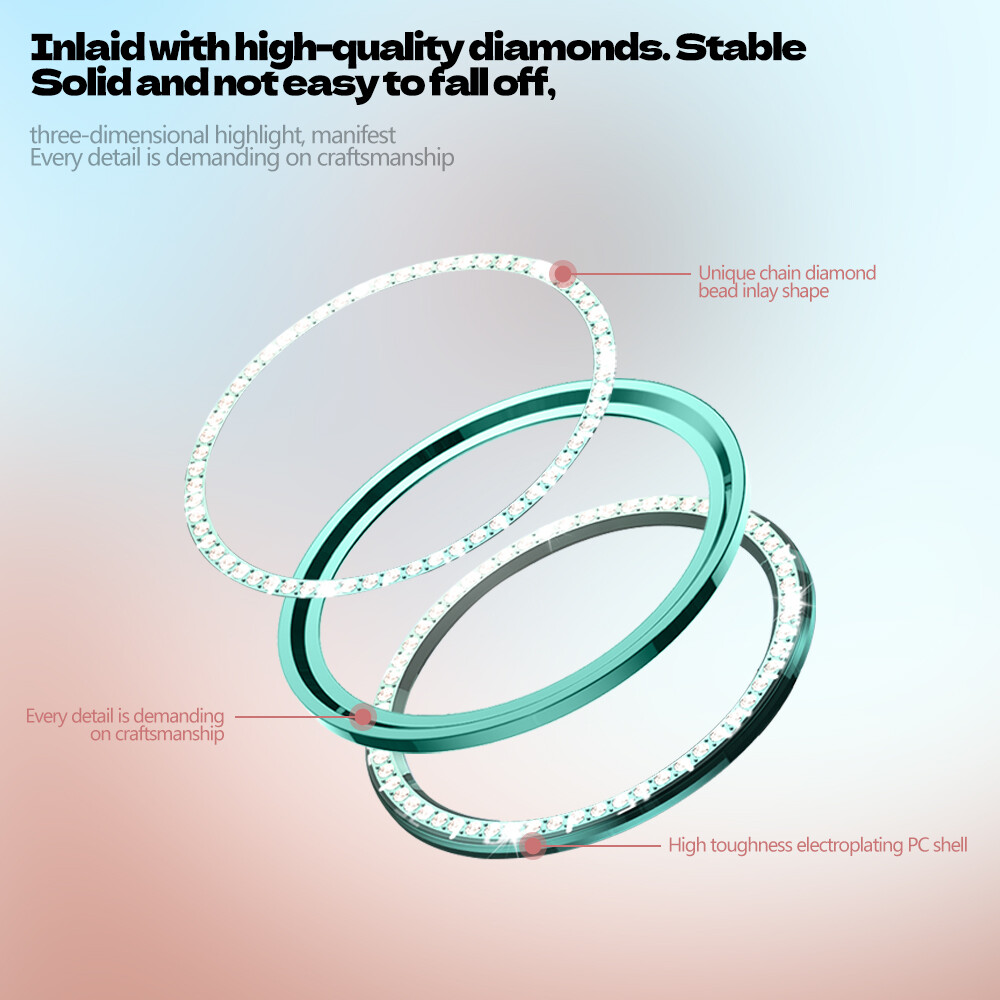 Diamond Bezel Styling Frame Ring Case Cover For Samsung Watch 6 Classic 43/47mm