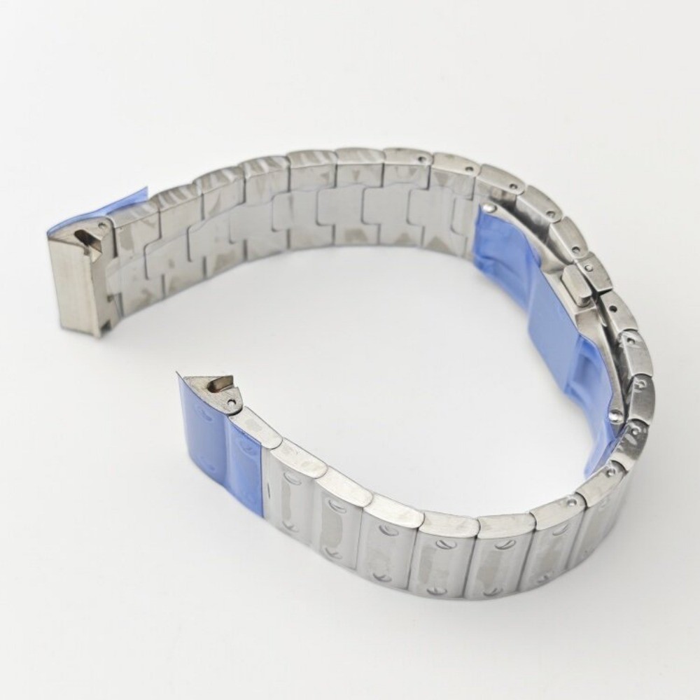 22mm Metal Watch Strap Stainless Steel Screw Link Bracelet Mod