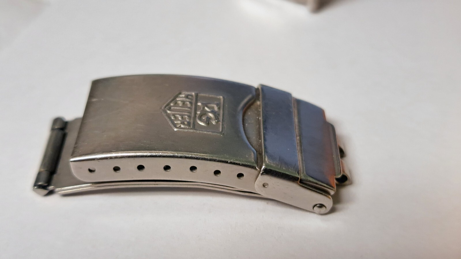 Tag Heuer clasp buckle S/S, approx 18.6mm diameter of pin/clasp