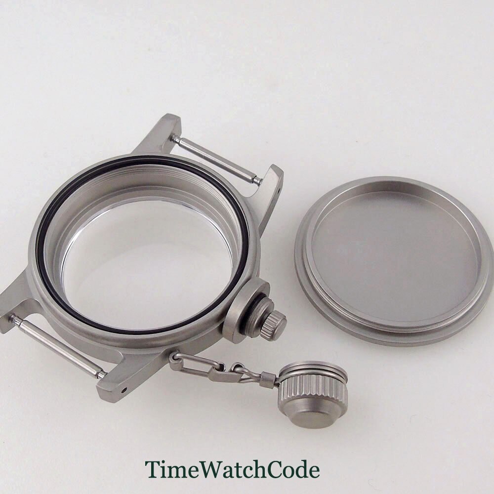 36mm Sandblasted Watch Case Domed Sapphire Crystal for NH35 ETA2824 PT5000 20ATM