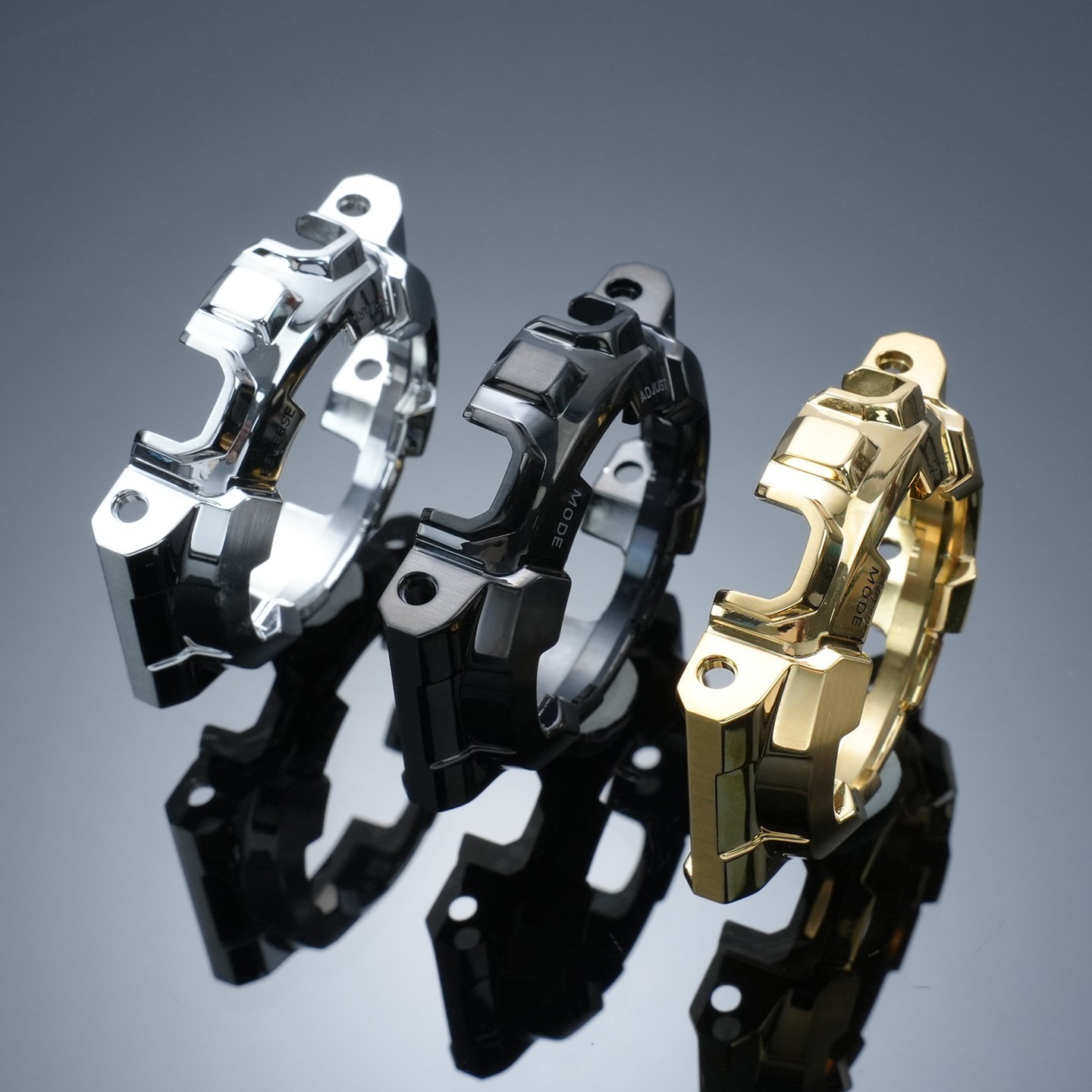 For Casio G-SHOCK GM-110 Watch Mod Kit GM110 Steel Watch Case Metal Strap Man