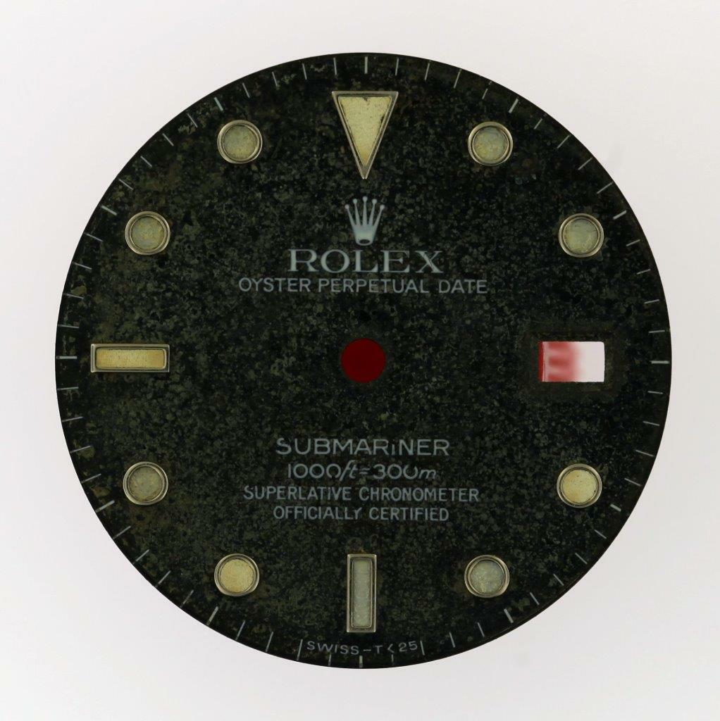 Vintage Men Rolex Submariner Date 40mm Black Tropical Dial 16800 16610 S/S #K56