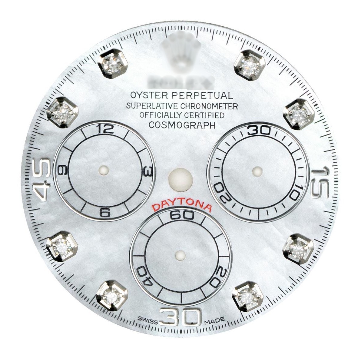 Daytona Custom Diamond Dial White MOP 4130 Mother of Pearl Ref 116509 116519