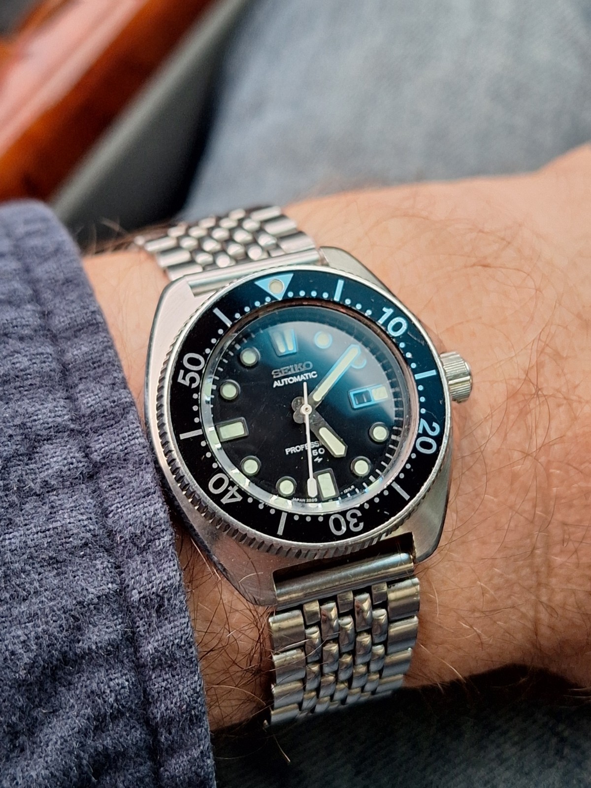 SEIKO Lady Apocalypse 2205-0769 Mini Willard MarineMaster BOR Bracelet 1970