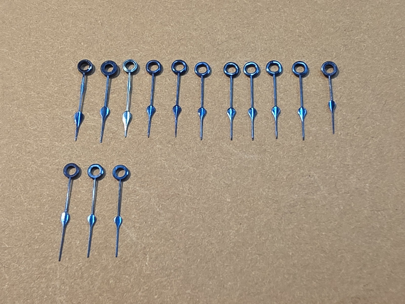 Lot Of 14 Mixed NOS Waltham 12s Pocket Watch Blue Spade Hour Hands