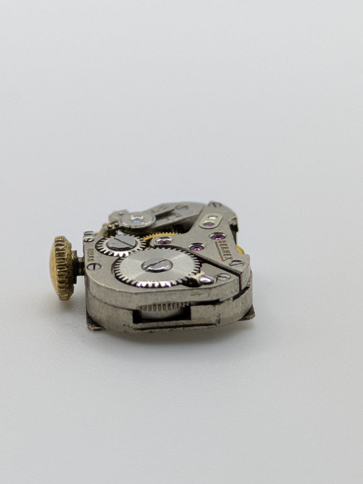 AS 976 Bernex Manual Wind Watch Movement Swiss Made 17 Jewels Untested 14.8mm