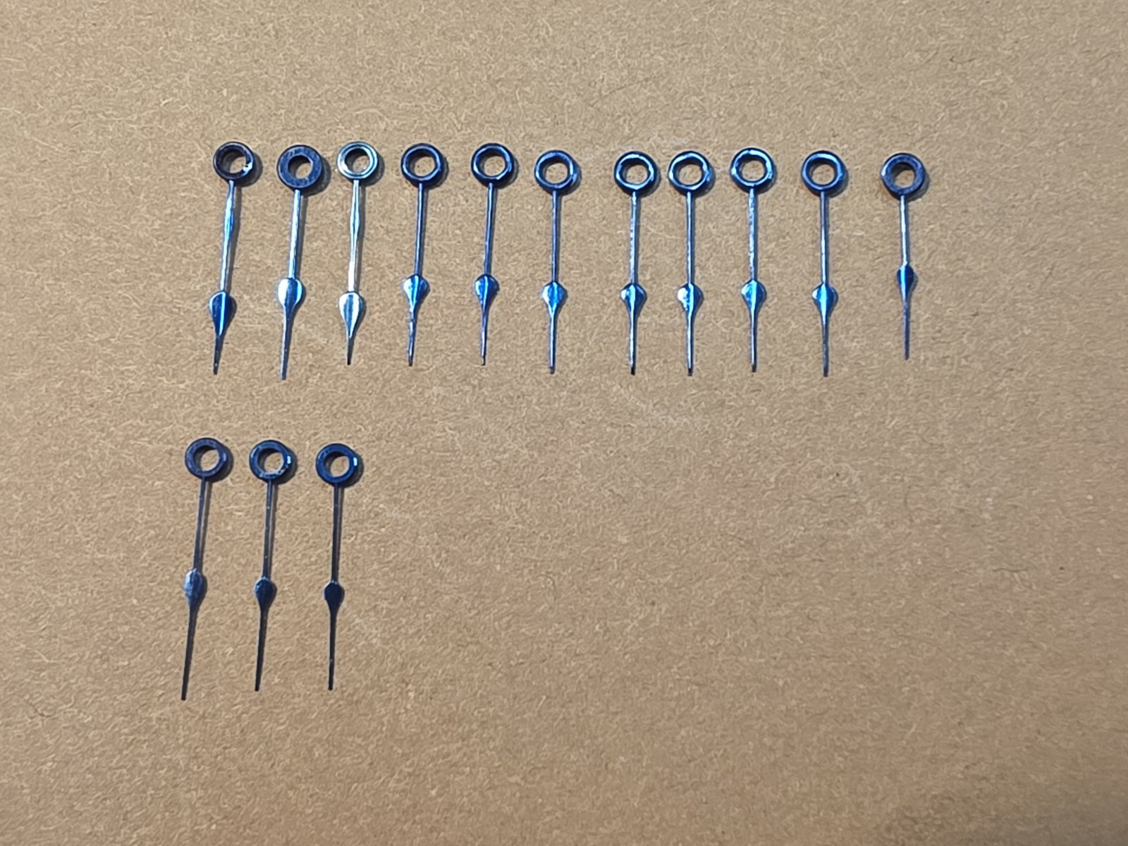 Lot Of 14 Mixed NOS Waltham 12s Pocket Watch Blue Spade Hour Hands