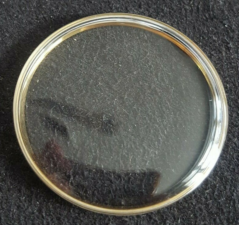 Omega Plexiglass Crystal With Yellow Colour Tension Ring Part Number PX5069