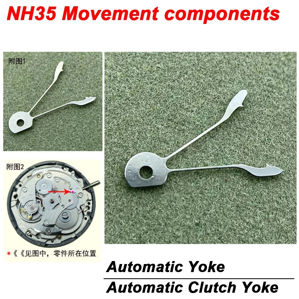 NH35/36 movement parts-Balance Cock-Center Wheel -Balance Wheel-Mainspring