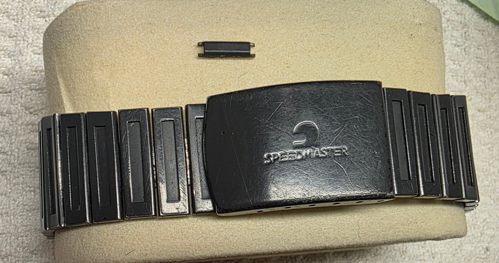 Seiko AA61A PVD Watch BRACELET from 7A28-6000 BISHOP (fits -6009, etc) FOR PARTS