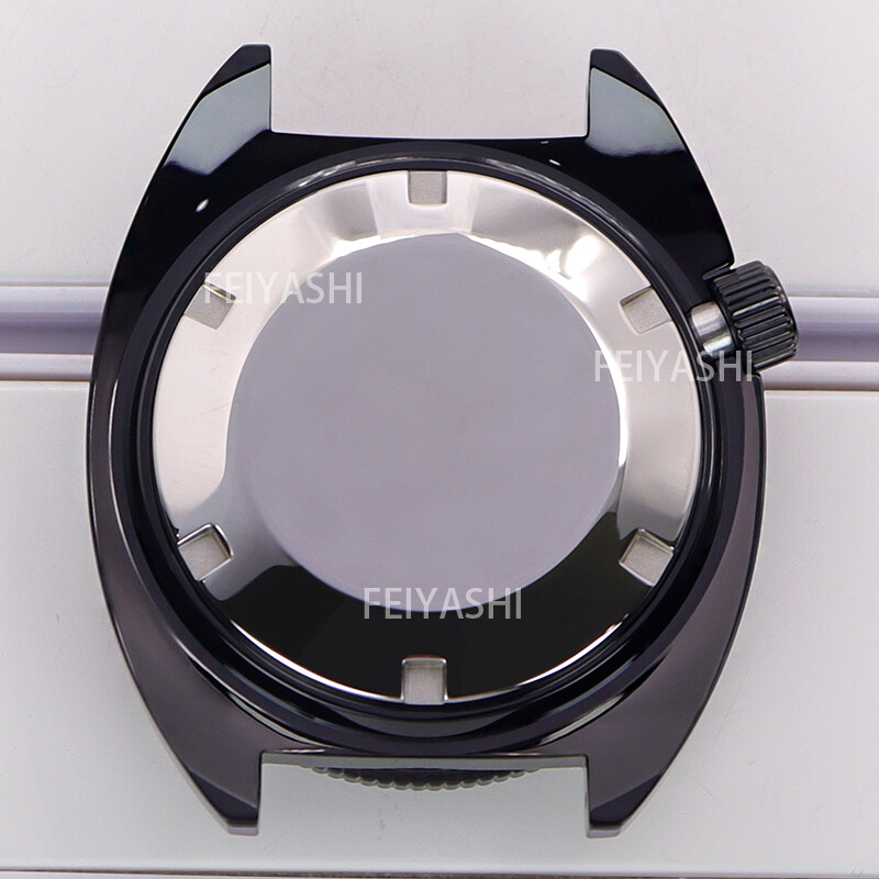Black Seiko nh35 watch case parts Modified Seiko Turtle 009 Mod For Seiko nh36