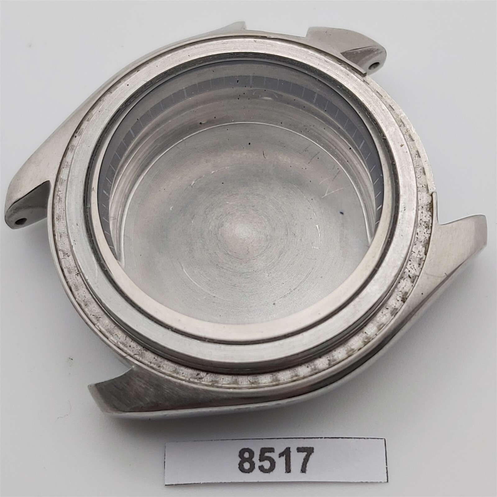 USED POLISHED SEIKO 4205 0155 MIDSIZED WATCH DIVER CASE GLASS BACK COVER BVT8517