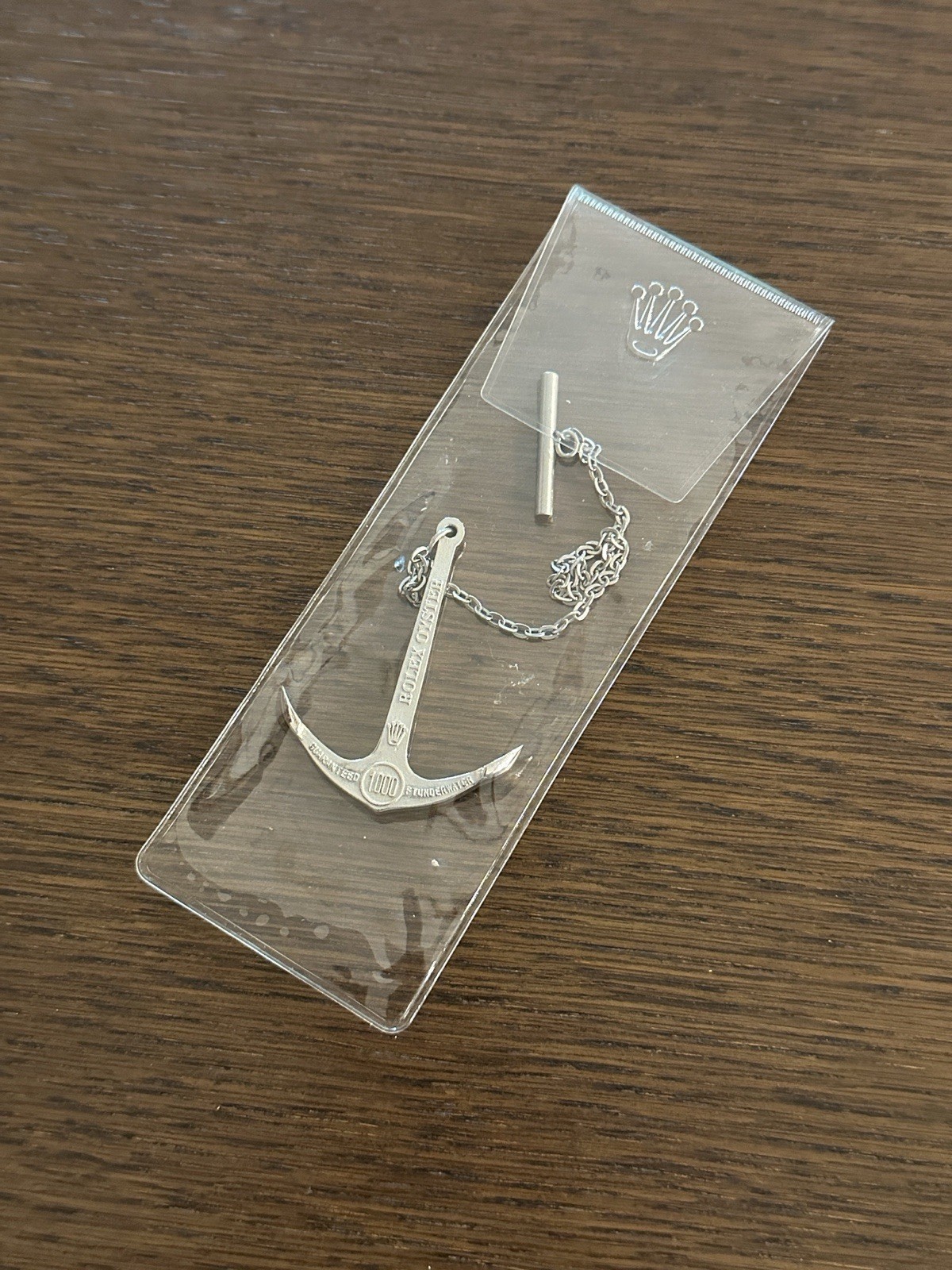 ROLEX – President 18k link -Large box – Bezel insert – Handkerchief – Anchor.