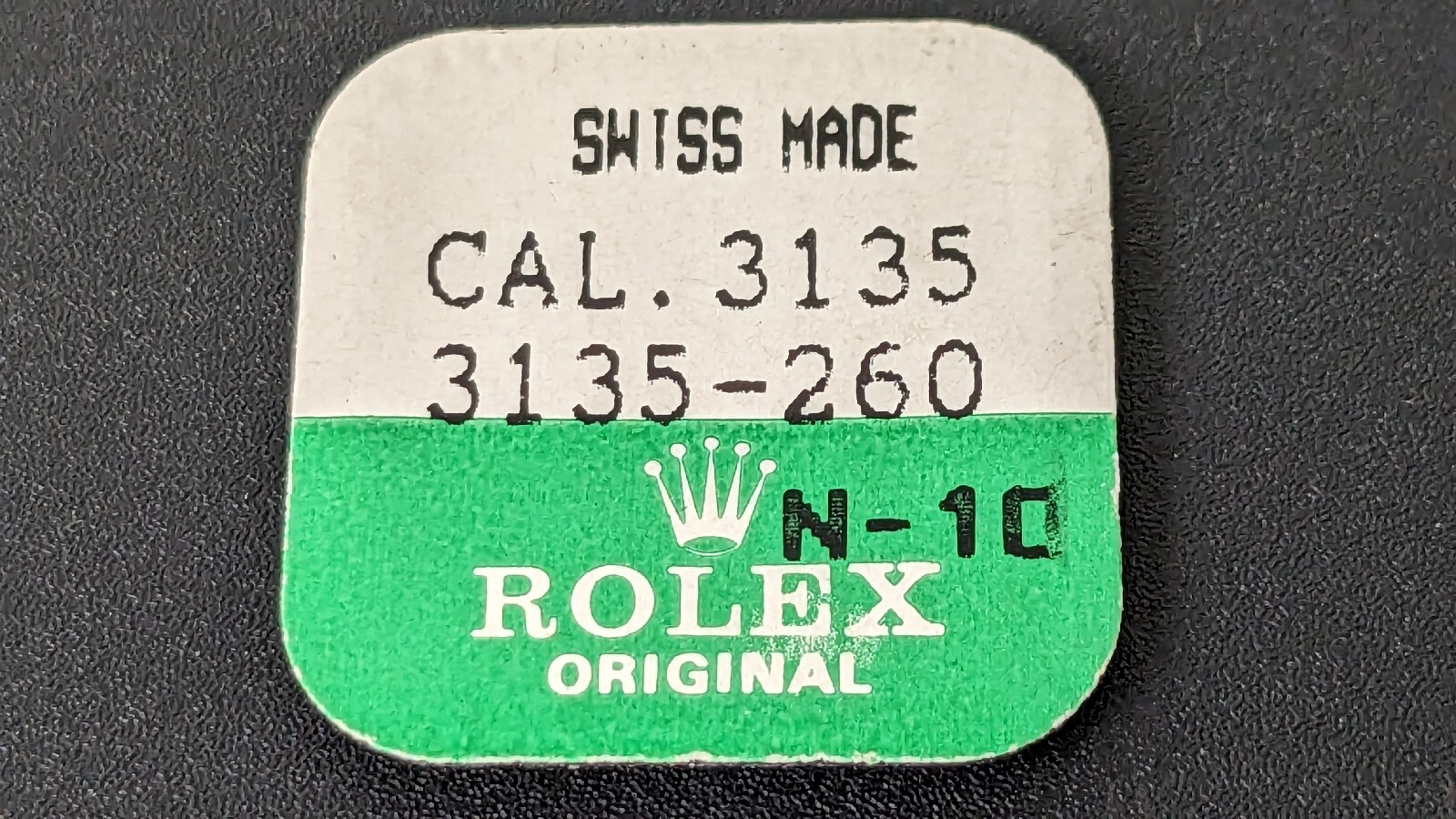 Rolex Genuine 3130 3135-260 Minute Wheel New in Factory Sealed Package