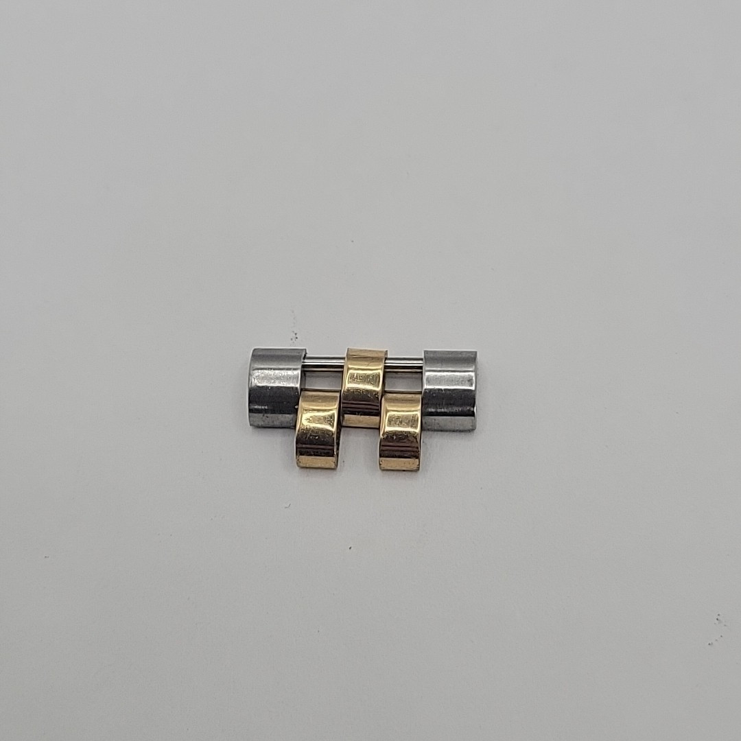 Genuine Rolex Steel & 18k Yellow Gold 15.3mm Link for Jubilee Bracelet 62523