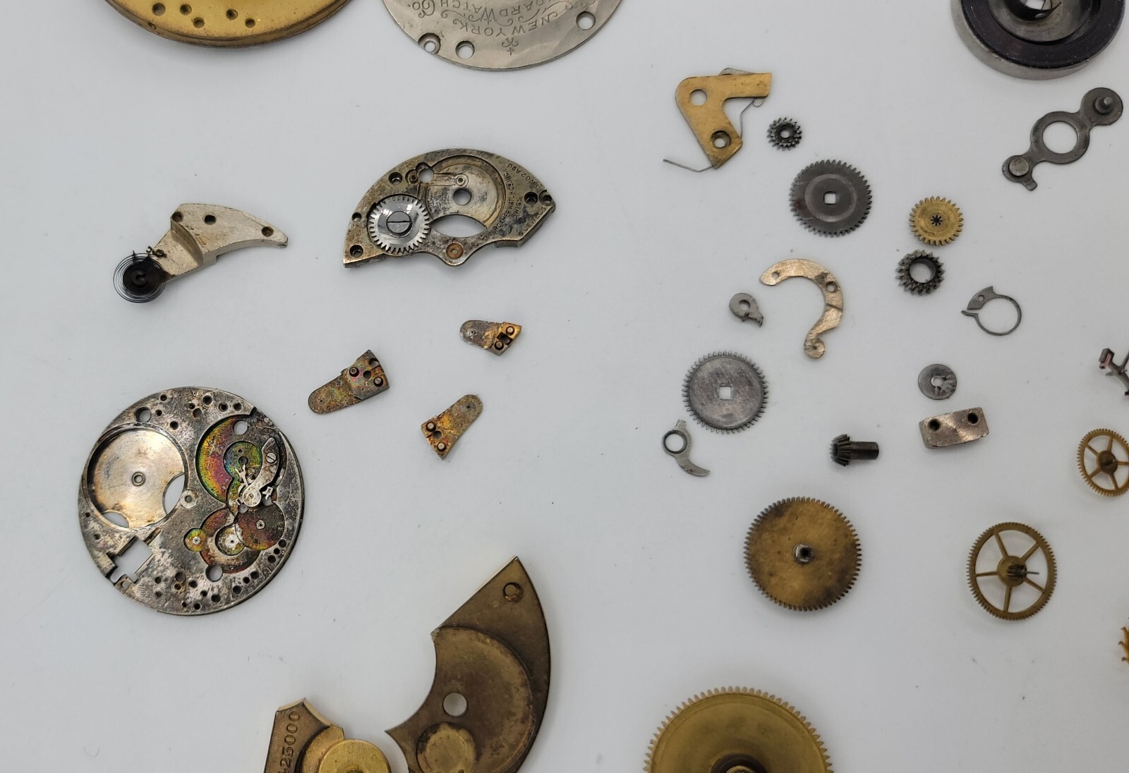 Antique Watch Parts Lot A.W.W., ROAMER, NY Standard, Patented 1888 Various Makes