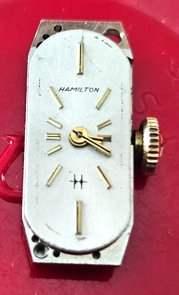 VINTAGE~HAMILTON 609~SWISS WATCH MOVEMENT (GOOD BALANCE)