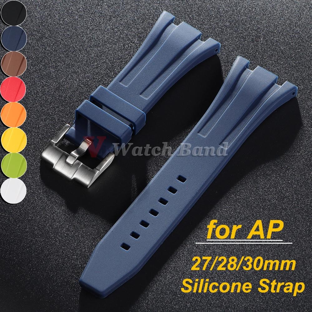 27/28/30mm Silicone Watch Band Strap for Ap Royal Oak Offshore 15703 Sport NEW