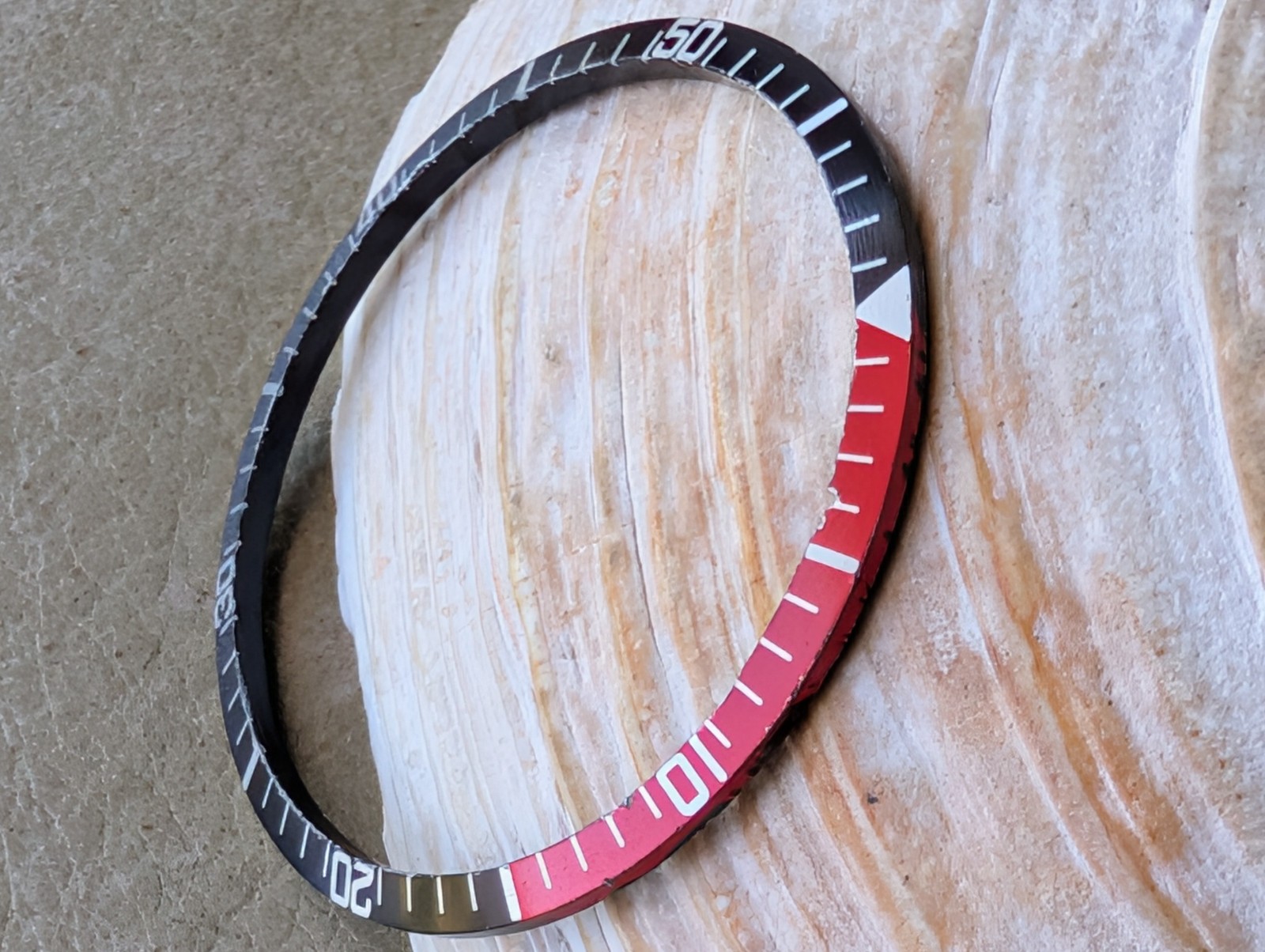 Vintage Bulova Caravelle Set-O-Matic Diver BEZEL INSERT FOR N538 & Q110 CASES