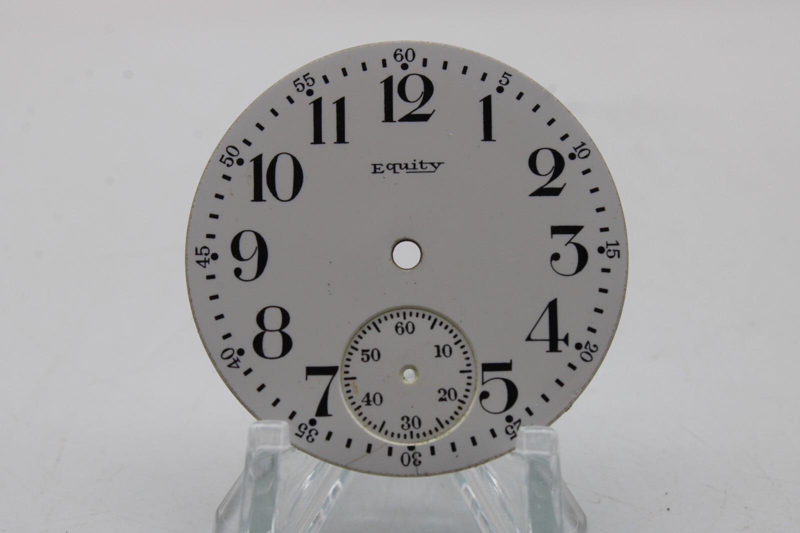 EQUITY POCKET WATCH DIAL BREGUET NUMERAL INDICES 42mm WIDE (LL)