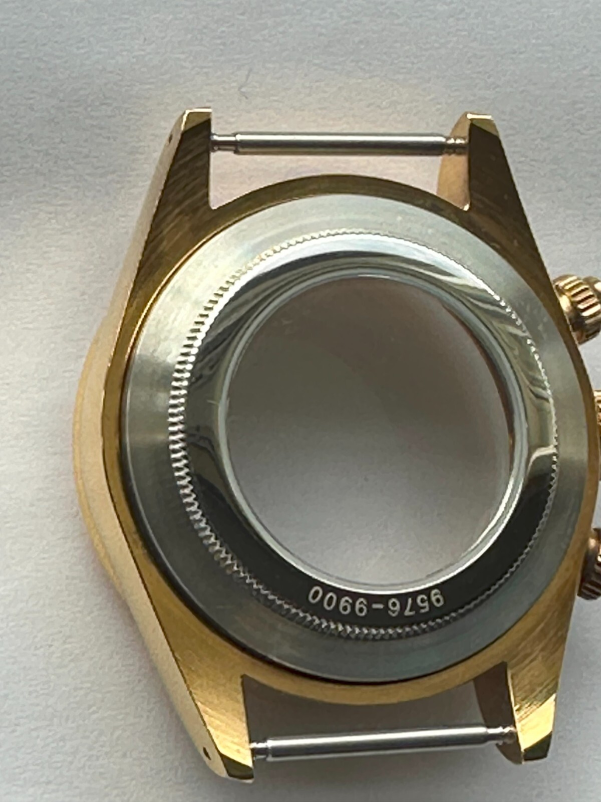 Chronograph watch case ST1901 ST1902 ST1903 TY2903 TY2902 TY2901 24K Gold Plated
